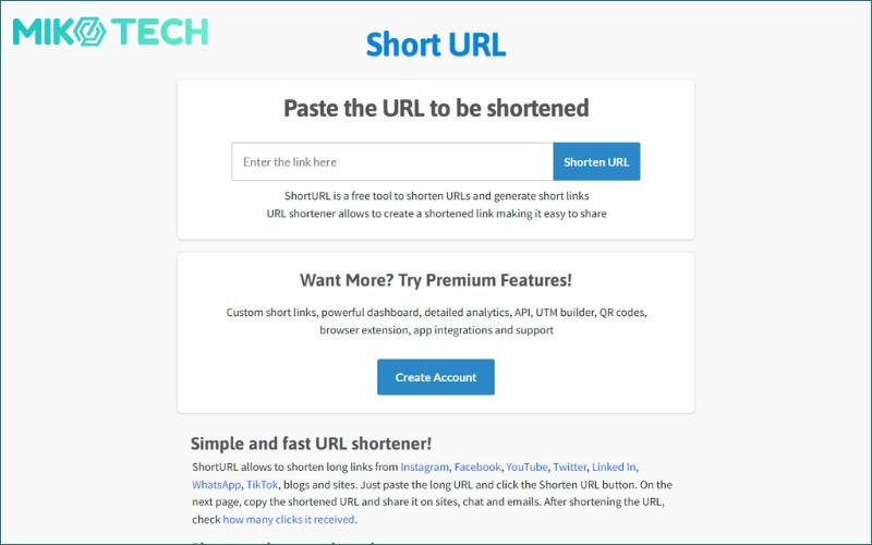 Top 15 Công Cụ Rút Gọn Link Trực Tuyến Miễn Phí 31 Rút gọn link bằng Shorturl.at