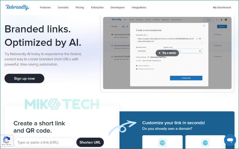 Top 15 Công Cụ Rút Gọn Link Trực Tuyến Miễn Phí 42 Rút gọn link bằng rebrandly.com