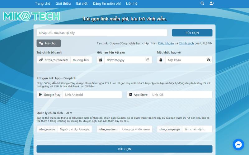 Top 15 Công Cụ Rút Gọn Link Trực Tuyến Miễn Phí 36 Rút gọn link bằng urls.vn