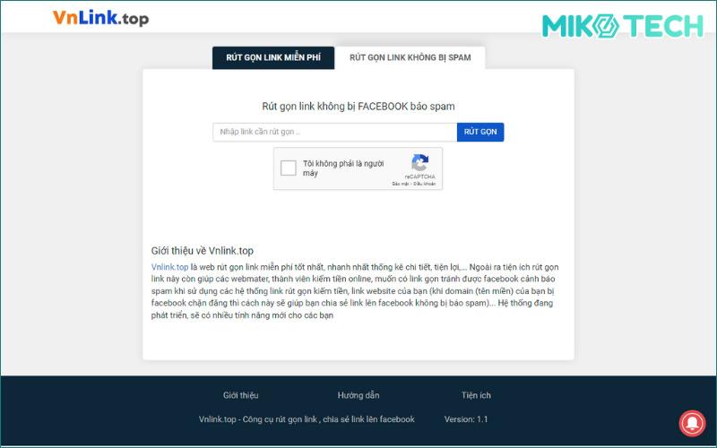 Top 15 Công Cụ Rút Gọn Link Trực Tuyến Miễn Phí 43 Rút gọn link bằng vnlink.top