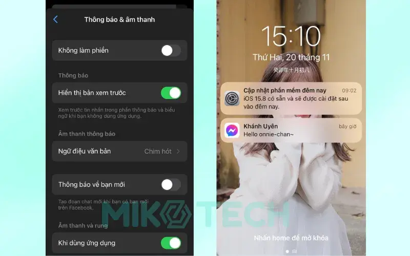 Cách Bật Thông Báo Facebook Giao Diện Mới 2024 23 bật thông báo messenger