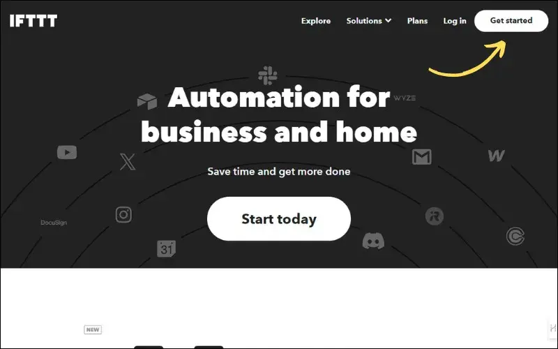 IFTTT Là Gì? Cách Sử Dụng IFTTT Chi Tiết, Dễ Thực Hiện 14 get started ifttt