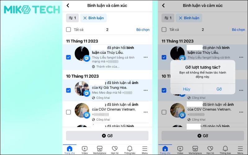 Cách xóa bình luận trên Facebook bằng điện thoại và máy tính 39 gỡ bình luận trên facebook