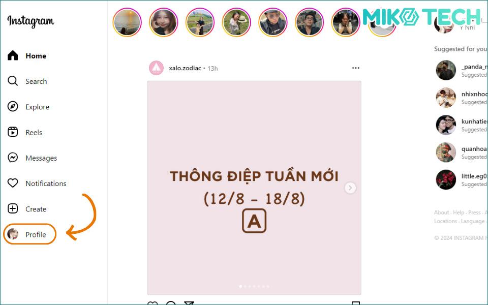 Cách Hủy Liên Kết Instagram Với Facebook Nhanh Chóng 3 profile instagram