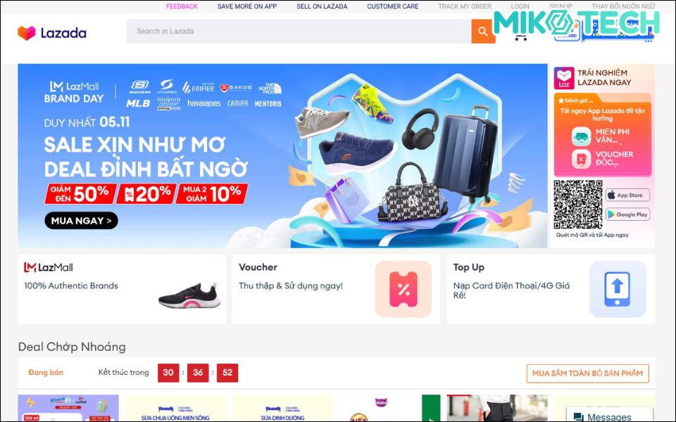 Sàn Thương Mại Điện Tử Là Gì? Khái Niệm Và Cơ Chế Hoạt Động 18 sàn thương mại điện tử lazada