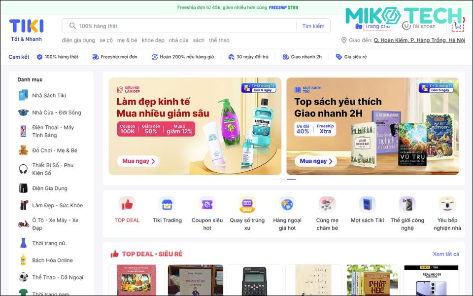 Sàn Thương Mại Điện Tử Là Gì? Khái Niệm Và Cơ Chế Hoạt Động 19 sàn thương mại điện tử tiki