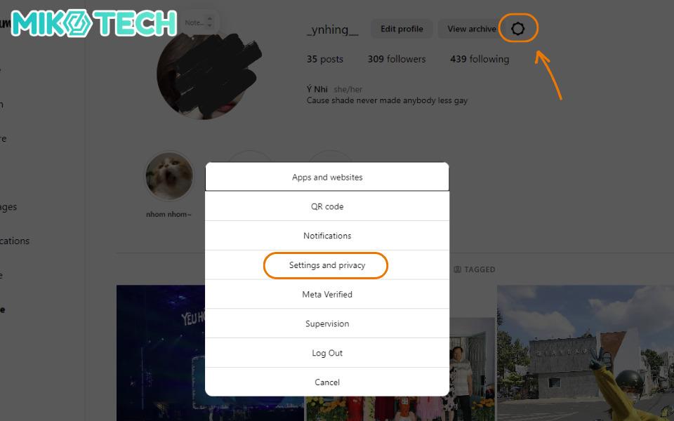Cách Hủy Liên Kết Instagram Với Facebook Nhanh Chóng 4 settings instagram