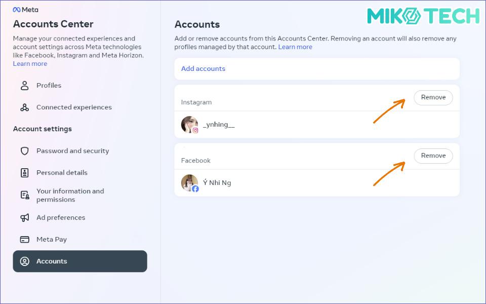 Cách Hủy Liên Kết Instagram Với Facebook Nhanh Chóng 7 tắt liên kết facebook với instagram