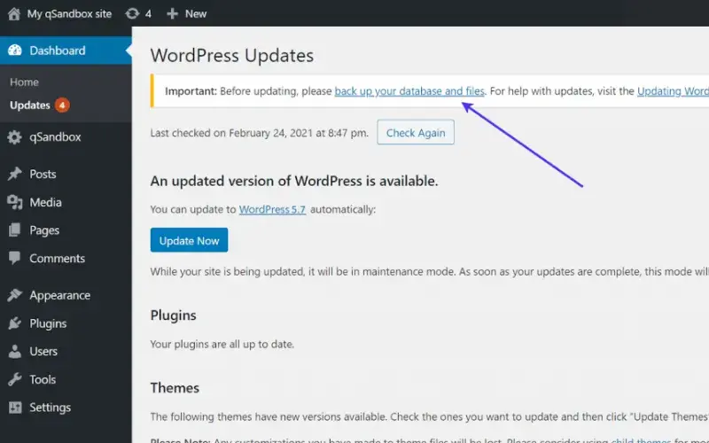 3 cách cập nhật WordPress đơn giản, an toàn 106 cập nhật wordpress